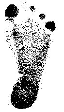 Jakes left foot print